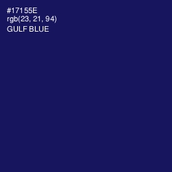 #17155E - Gulf Blue Color Image